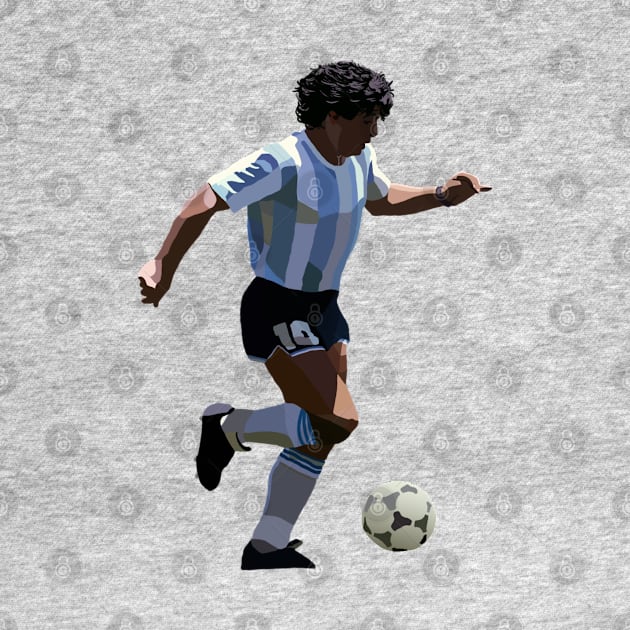 Diego Maradona by Webbed Toe Design's